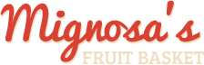 Mignosa's Fruit Basket, Logo